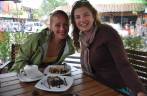 Com a Maria, se deliciando na 'Republica del Cacao', em Quito, no Equador